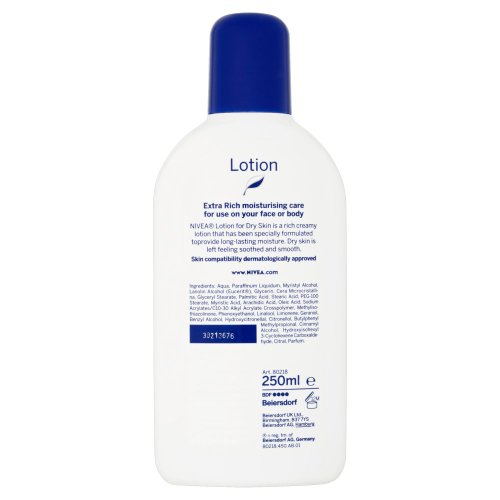 NIVEA Dry Skin Lotion 250ml - Image 3