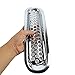 Hooke Road Clip-in Grill Inserts Silver Chrome Front Grille Covers for 2007-2015 Jeep Wrangler JK & Unlimited (Pack of 7)