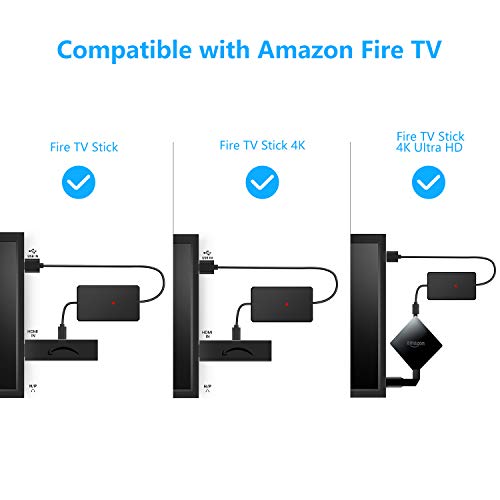 USB Power Cable for Fire Stick Accessories, Micro USB Power Adapter for Fire Stick, Fire Stick 4K, Fire Stick 4K Ultra HD (No AC Adapter Required)