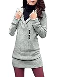 Allegra K Woman Shawl Collar Hooded Sweater