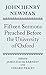 John Henry Newman: Fifteen Sermons Preached before the University of Oxford by