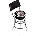 NCAA Ohio State University Padded Swivel Bar Stool with Back