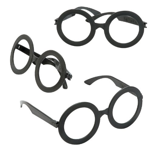 1 Dozen - Plastic Wizard Glasses - Halloween Custome Party Supplies