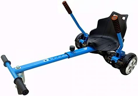 Segbo Racer Hoverkart, Adjustable Hoverkart Go Kart for Hoverboards, Self Balancing Scooter Hover Kart Fits for Kids or Adults - Blue