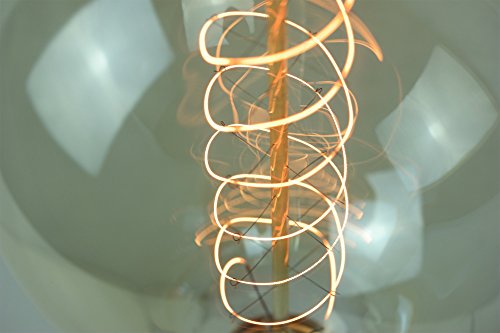 Vintage Edison Globe Light Bulb 60w - Giant Spiral Globe Dimmable 125mm E27 ES - The Retro Boutique ® - Image 4