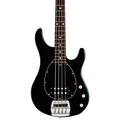 Ernie Ball Music Man Classic Sterling 4 Electric Bass Guitar Black Rosewood Fretboard with Birdseye Maple Neck