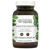 Natural Nutra Quercetin Complex with Bromelain, Vitamin C Citrus Bioflavonoid Supplement, Antioxidant and Inflammation Support, 100 Vegan and Vegetarian Capsules