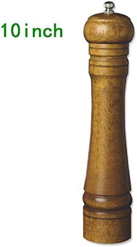 2pcs 10inch Kitchen Spice Sauce Muller Salt Mill Pepper Shaker Grinder Supply(5.5 26cm10)