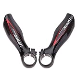 Lixada 2Pcs Carbon Fiber MTB Bicycle Handlebar Bar Ends 22.2MM