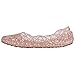 EGELEXY Womens Slip On Ballet Flats Jelly Mesh Flat Sandals US 7 Pink