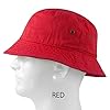 Cap-Bucket-Boonie-Unisex-RedUS-Seller-100-Cotton-Hat