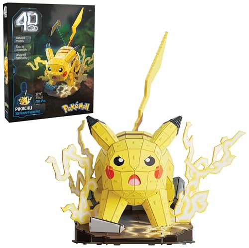 - Puzzle 3D Pokémon - Maquette Pikachu Pokémon 201 Pièces - Pikachu Inspiré Du Dessin Animé - Puzzle Adulte - Jeu De Construction À Collectionner - Jouet Adulte - Jeu Enfant 12 ans Et +