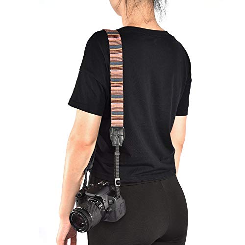 Camera Strap Eorefo Vintage Bohemia Camera Shoulder Neck Belt Strap for All DSLR Camera,Multi.