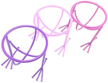 3Pcs Makeup Beauty Stencil Egg Powder Puff Sponge Display Stand Drying Holder Rack