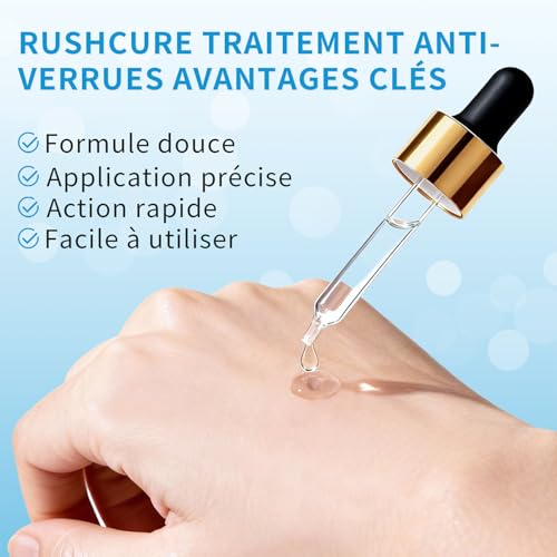 Action Removal of Skin Tags – Precision Face & Body Pipette | Targeted Removal of Plantar, Vulgar and Flat Warts | Soft Formula, Travel Size (15 ml)
