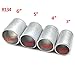 Nikauto 4Pcs/Lot R134 3/8'' 1/2'' 5/8'' 3/4''Car Air Conditioning Pipe Joint Fitting Sleeve HVAC … (R134)