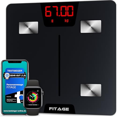 Top Angebot: FITAGE Personenwaage digital... für 19,95€ Zum Angebot!