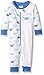 The Children's Place Baby Boys' Long Sleeve One-Piece Pajamas, Simply White 61921, 6-9 Months