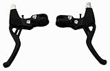 Relaxtime A Pair Universal Aluminum Alloy Bike Bicycle Brake levers Brake Handles Hand Brakes for 2.2cm Diameter Handlebar