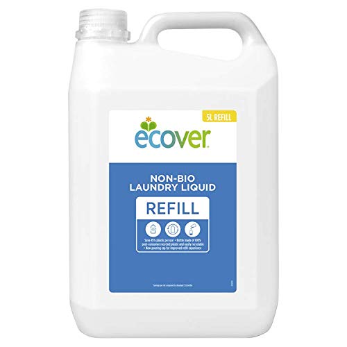 Ecover Non Bio based Laundry Washing Liquid, Lavender & Eucalyptus, 56 Washes, 5L, 5 l (Pack of 1)