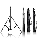 Emart Photography 7 feet Light Stands for Photo Studio, Video Shooting, Carry Case Include (Set of 2)