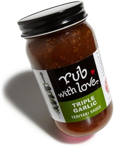 Rub with Love Triple Garlic Teriyaki Sauce By Tom Douglas, 19 Ounce
