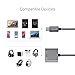 USB C to Dual 3.5mm Headset Splitter Compatible for 2018 iPad Pro 11″ 12.9″, MacBook Pro/Air, Aluminum Alloy Shell Type-C to 2×3.5mm Headphone Jacks Audio Adapter for Sony Xperia XZ 3, OnePlus 6Tthumb 4