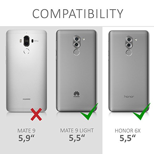 image for kwmobile Mirror case for Huawei Honor 6X / GR5 (2017) / Mate 9 Lite TP