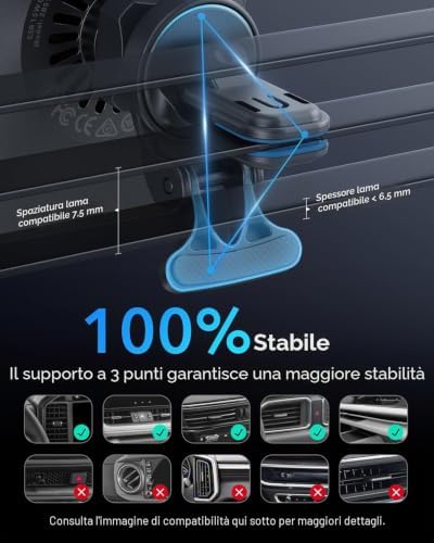 15W Caricatore Auto MagSafe con CryoBoost, per Apple - Certificato