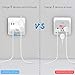 Multi Plug Outlet, USB Wall Charger Outlet Extender with High Speed 2.4A 2USB 3AC Outlets No Surge Protector Travel Power Strip, Outlet Splitter Cruise Ship Accessories Plug Extender(Gray)