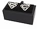 MASALONG US Superhero Retro Cuff Links Jewelry Wedding Party Mens Novelty Cufflinks