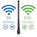 Cudy WU1200 AC1200Mbps USB WiFi Adapter for PC, 5GHz /2.4GHz WiFi Dongle, WiFi USB, USB Wireless Network Adapter for Desktop/Laptop, Compatible with Windows Vista / 7/8 / 8.1/10, mac OS, Linux