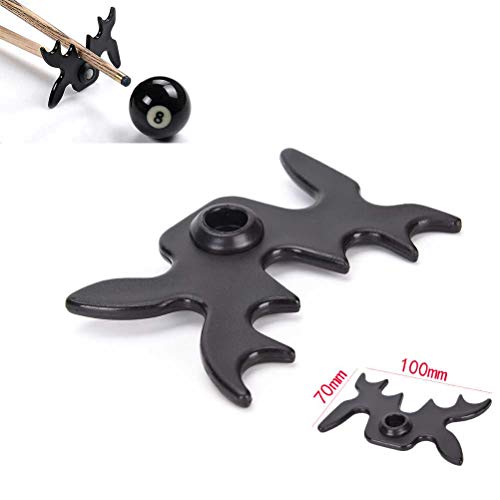 Outdoor - Sports - Black Snooker Billiards Cue Rack Bridge Head Billiards Cross Antlers Rod Holder Pool Cue Stick Frame Pole Rack Rod Accessories