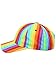 Rainbow Striped Baseball Cap Hat
