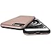 CoverON SecureCard Series Designed for Apple iPhone SE 2022 / SE 2020 / iPhone 8/7 Case, Credit Card Holder Kickstand Hybrid Phone Cover - Rose Gold
