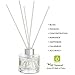 Creative Scents White Cashmere Essential Oil Reed Diffuser Sticks in Gift Box, Aromatherapy-Grade Oils Blend, Natural Scented Diffusing Kit, Non-Toxic Home Spa Fragrance Diffuser Set, 75 ML/2.5 Oz