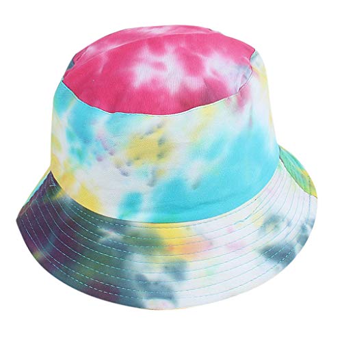 SKays Fischerhut Sonnenhut Anglerhut Strandhut Fishermütze Bucket Hat Unisex Baumwolle Fischerhüte Tie Dyed Canvas…