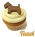 Taavi Scotty Scottie Dog Shape Silicone Dessert Ice Cube Lattice Dog Treat Candy Making Moulds Crayon Mold DIY Chocolate Mold (T-106-300)