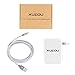 XUZOU iPhone Charger,4.8A 24W 3-Port USB Portable Travel Wall Charger Adapter with Foldable Plug+6FT Extra Long Apple Lightning Cable Charging Cord for iPhone 7/7Plus/6S/6S Plus/6/5S/SE/5C