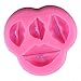 Wedding Chocolate Candy Molds Set-Lips,Heart and Dot Shapes Silicone Mold for Cake Decoration,Cupcake Topper,Polymer Clay,Crafting,Resin Epoxy,Jewelry Making(3 Pcs