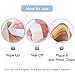 Heel Grips High Heel Inserts for Women, Make Shoe Fitter & Stop Heel Slipping Out (2 Pairs, 2mm&5mm Thickness respectively) High Heel Pads,Heel Cushion Inserts,Heel Snug Liner (Beige)