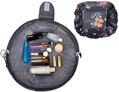 Lazy Makeup Bag Drawstring Portable Quick Pack Travel Makeup Pouch Case Multifunctional Waterproof Toiletry Bags Makeup Brushes Storage Organizer