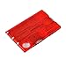 Camping Tool,Hmane Stainless Steel Multi-functional Pocket Swisscard with 13 Functions - Red