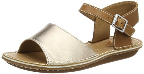 Clarks Tustin Sinitta 女式金色凉鞋 晒单