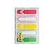 Post-it Prioritization Flags, Sticks Securely and Remove Cleanly Without Damaging Documents, 0.47 in x 1.7 in, (684-ARR-RYG)