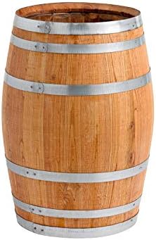 Temesso Depósito para Agua de Lluvia con Tapa, Barril de Madera ...