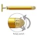 Beauty Bar 24k Golden Pulse Facial Massager with Battery, Anti-Aging Face Massage Tool for Sensitive Skin Face Pull Tight Firming Vibrating System (NewGold)