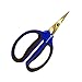 Happy Hydro Trimming Scissors - Straight Tip - 40mm Titanium Blades - Ergonomic Comfort Grip Handles - 1 Pack
