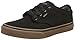 Vans Kids Atwood ( 10 oz Canvas) Black/Gum Skate Shoe 7 Kids US