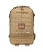 CRAZY ANTS Tactical Military Backpack Rucksacks Camping Backpack w/EMT First Aid IFAK Utility Pouch, Coyote Brown